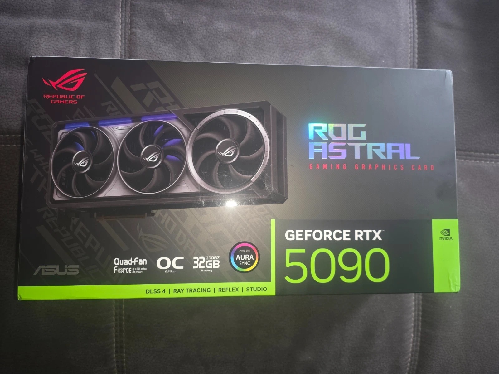 ASUS ROG Astral GeForce RTX 5090 OC 32GB GDDR7 NEW/NEW WORLD WIDE SHIPPING- - Image 1