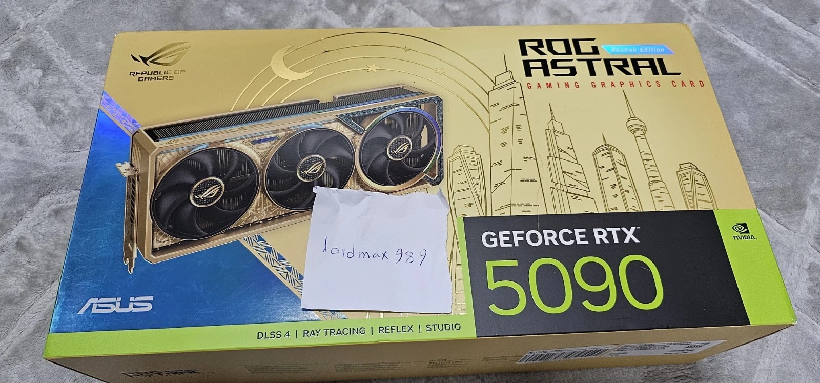 ASUS ROG Astral NVIDIA GeForce RTX 5090 OC 32GB GDDR7 RGB - Image 1