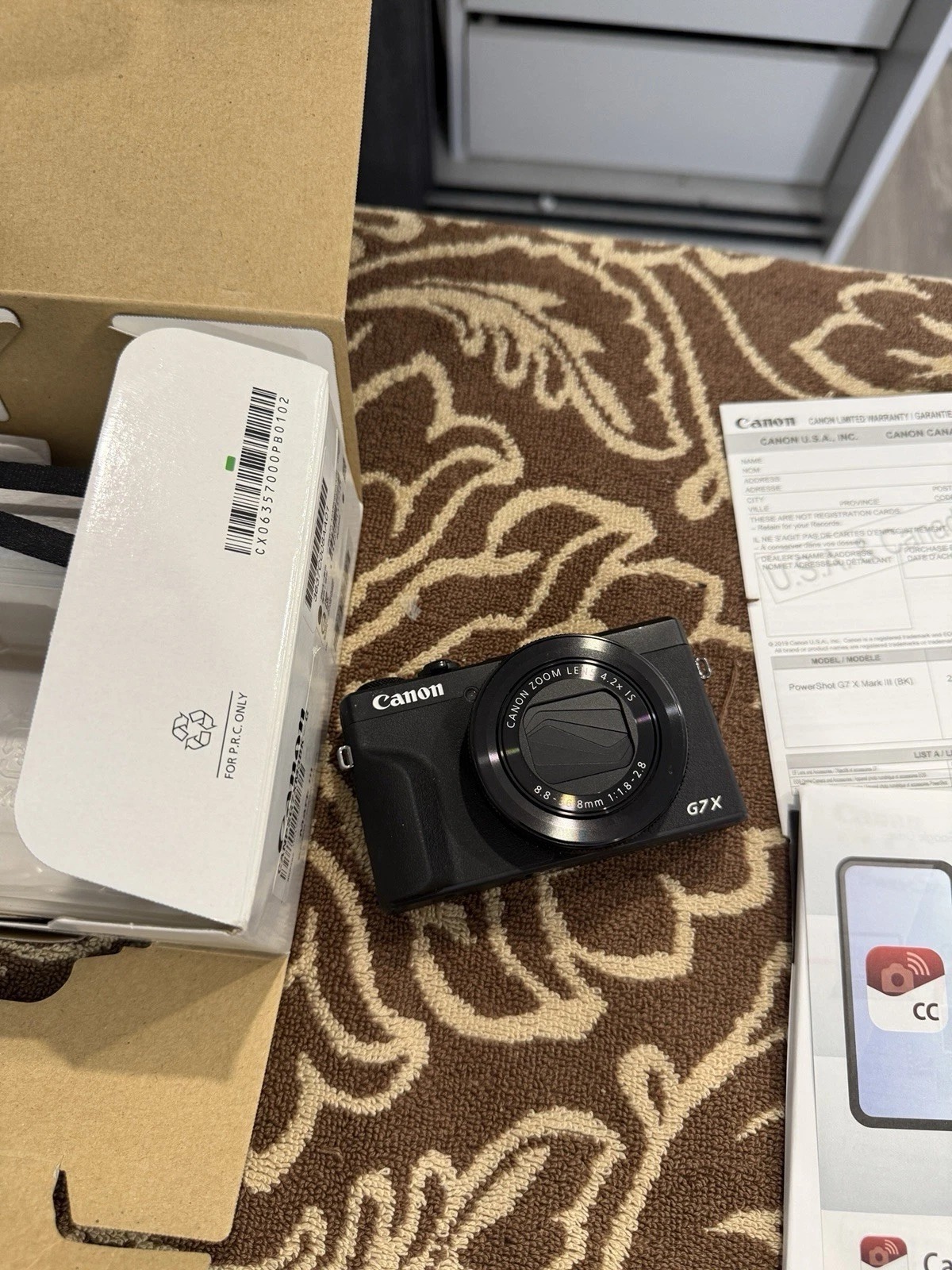 Canon PowerShot G7 X Mark III – 20.1MP 4.2x Zoom – Black Vlogging Camera with Wi-Fi & Touchscreen - Image 1