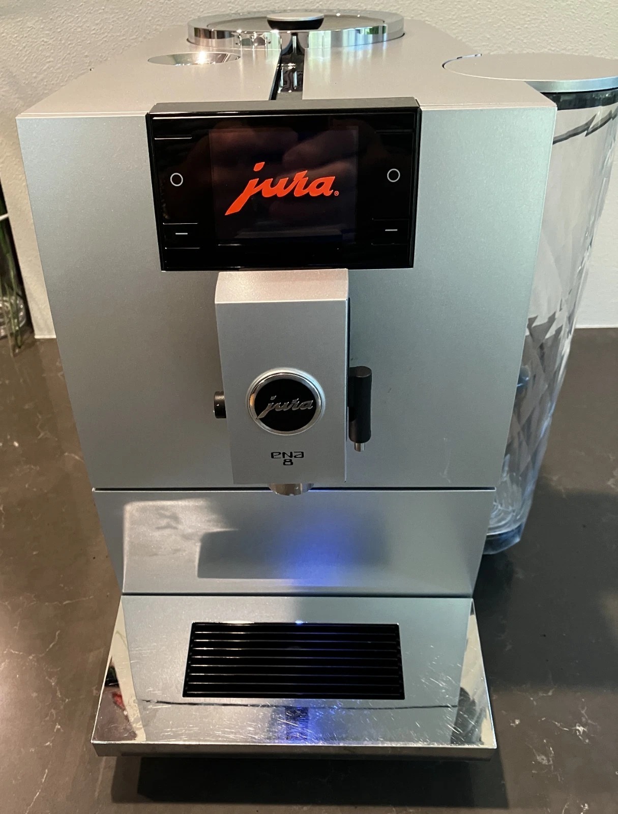 JURA ENA 8 Automatic Coffee & Espresso Machine – Aluminum & Black - Image 1