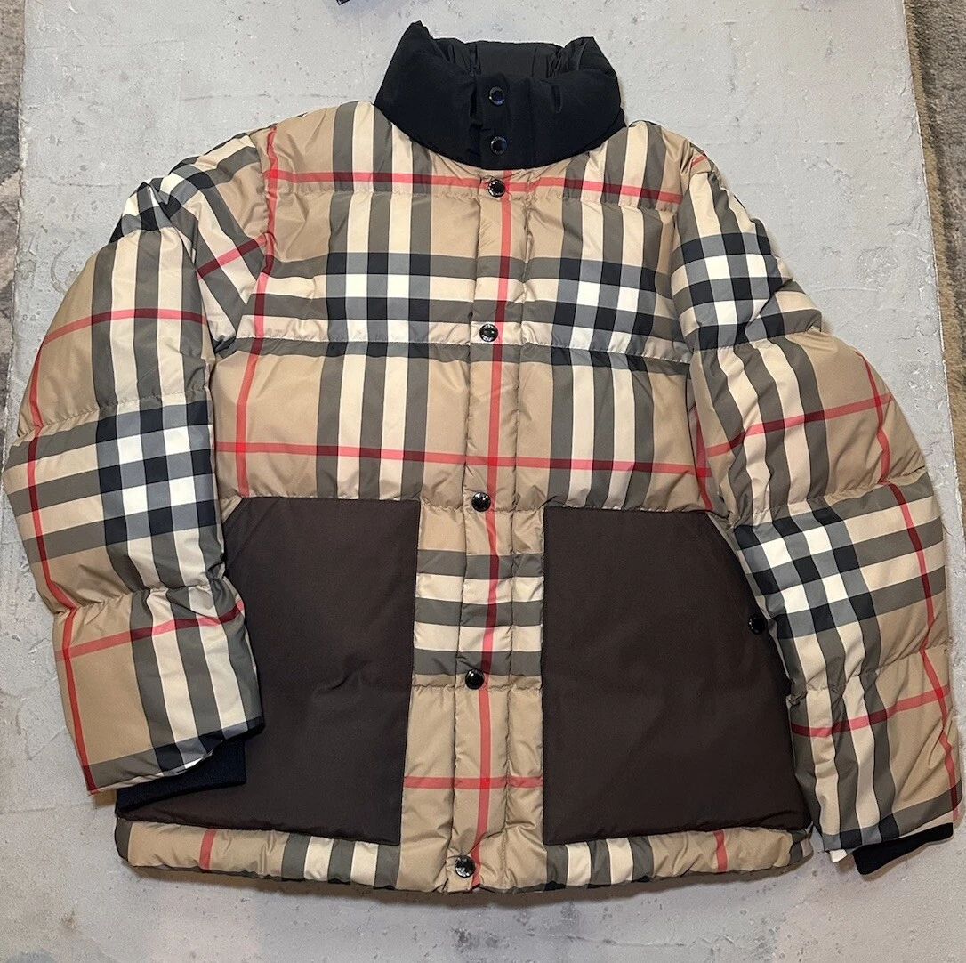 NEW Burberry Men’s Kilham down jacket In Archive Beige Size Medium - Image 1