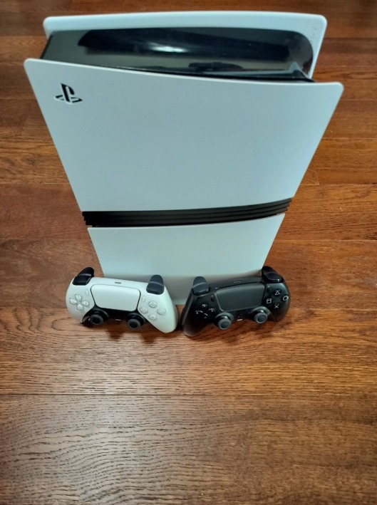 Sony PlayStation 5 Pro CFI-7019 2TB Video Game Console With 2 Controllers - Image 1