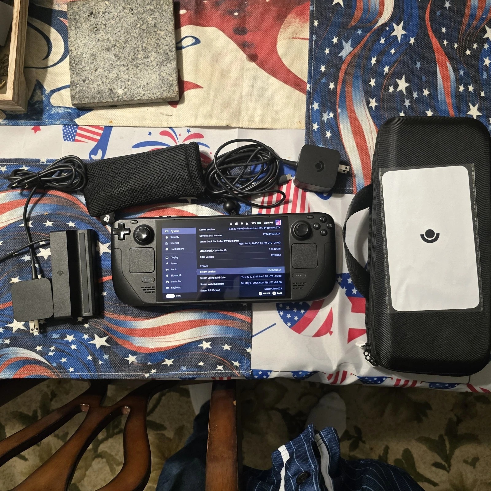 Valve Steam Deck OLED 1TB Handheld Gaming System with Dock – Excellent Condition - Image 1