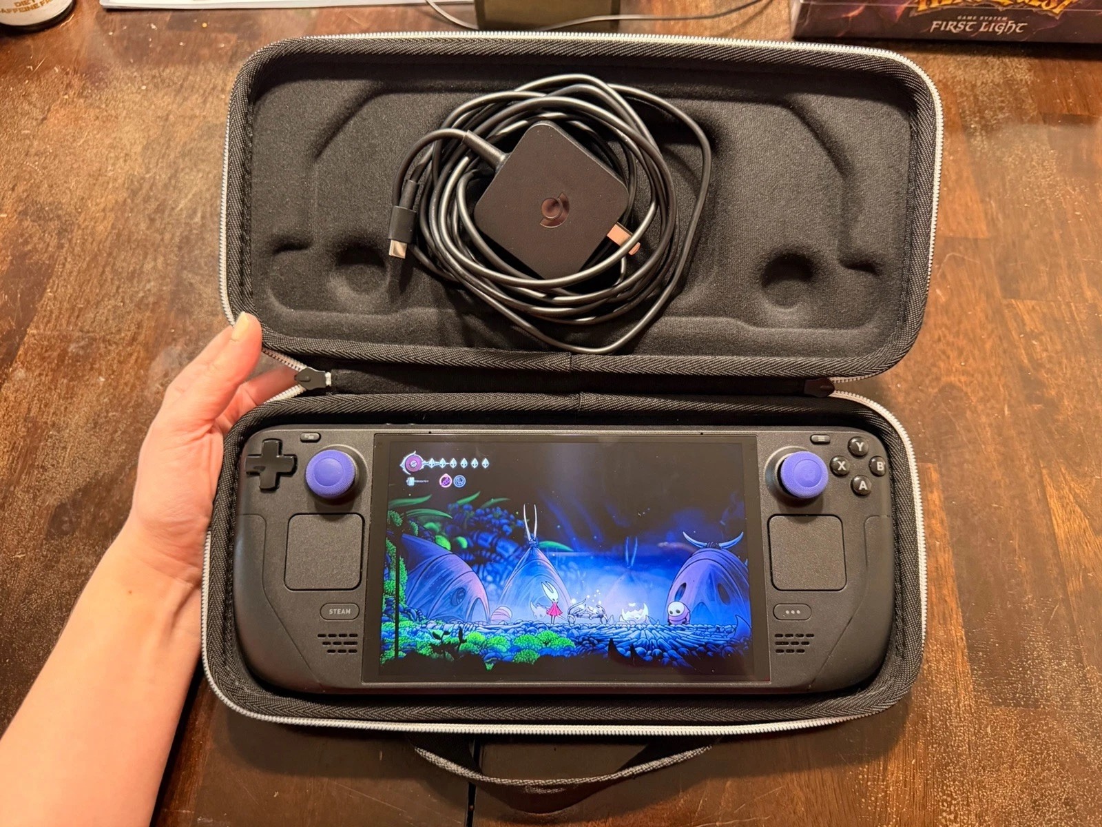 Valve Steam Deck OLED 512GB Black Handheld Console Bundle - Image 1